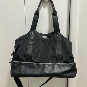 Black Nylon weekender bag, madden girl